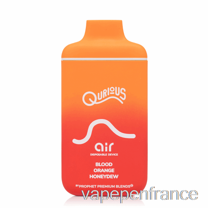Qurious Air 6000 Stylo Jetable à Vape De Miellat D'orange Sanguine